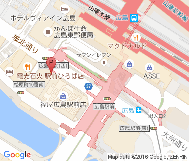 エールエールA館駐輪場の地図