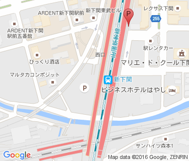 新下関駅東自転車駐車場の地図