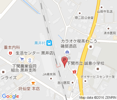 黒井村駅前自転車駐車場の地図