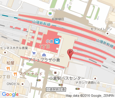 小倉駅南口自転車駐車場の地図