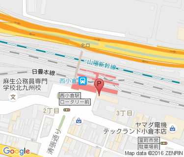 西小倉駅前自転車駐車場の地図