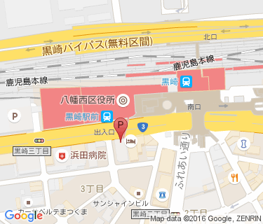 黒崎駅前自転車駐車場の地図