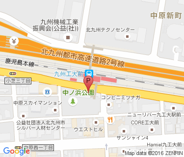 九州工大前駅前自転車駐車場の地図