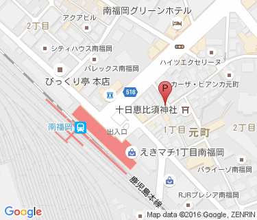 三井のリパーク 南福岡駅前第2の地図