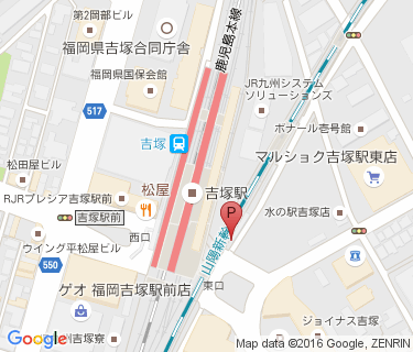吉塚駅東口駐輪場の地図