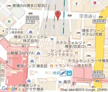博多駅北駐輪場の地図