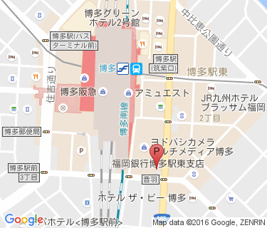ヨドバシカメラ博多駐輪場の地図