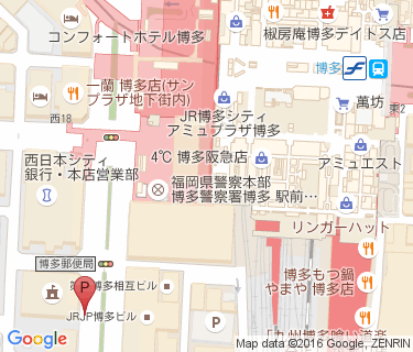博多駅路上駐輪場(日本生命博多駅前ビル)の地図