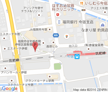 今宿駅西自転車駐車場の地図