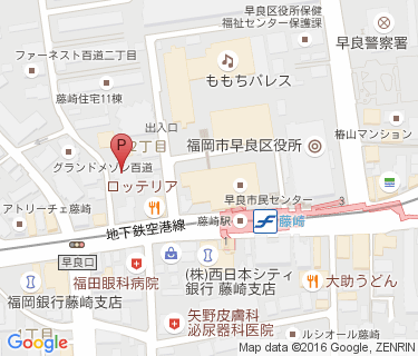 藤崎駅第2自転車駐車場の地図