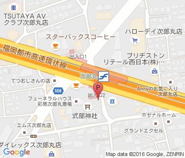 次郎丸駅自転車駐車場の地図