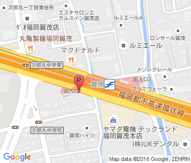 賀茂駅南自転車駐車場の地図