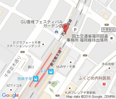 千早駅北自転車駐車場の地図