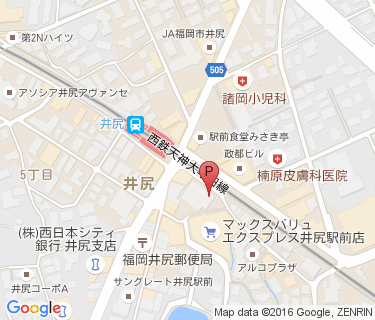 井尻駅前自転車駐車場の地図