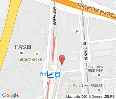 貝塚駅東自転車駐車場の地図