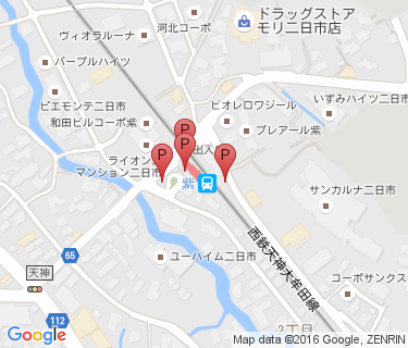 西鉄紫駅前駐輪場の地図