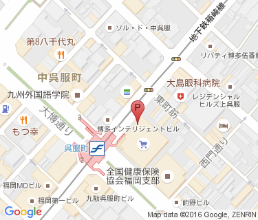 呉服町ビジネスセンター駐輪場の地図