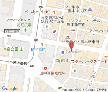 くまもとまちなか駐輪場新市街第1の地図