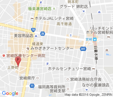 上野町市営自転車駐車場の地図