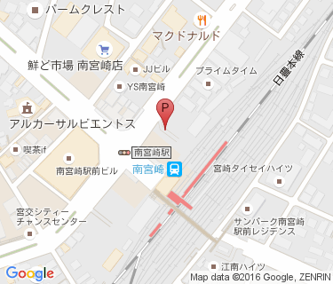南宮崎駅第2自転車駐車場の地図