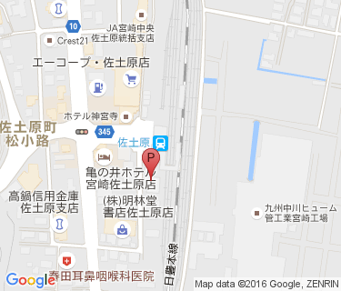 佐土原駅自転車駐車場の地図