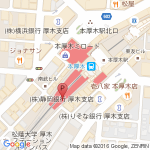 本厚木駅の駐輪場一覧 Mapcycleで駐輪場探し