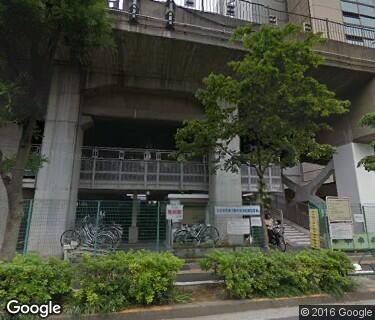新田端大橋中央自転車駐車場の写真