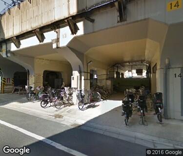 両国駅高架下自転車駐車場の写真