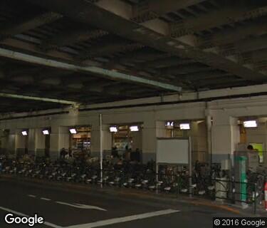 錦糸町駅四ツ目通り路上自転車駐車場の写真