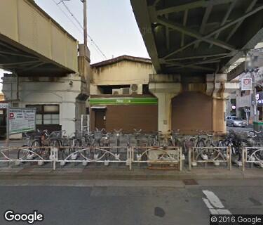 両国駅国技館通り路上路上自転車駐車場の写真