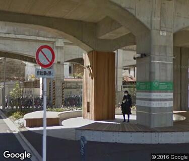 武蔵境駅西高架下自転車駐車場の写真