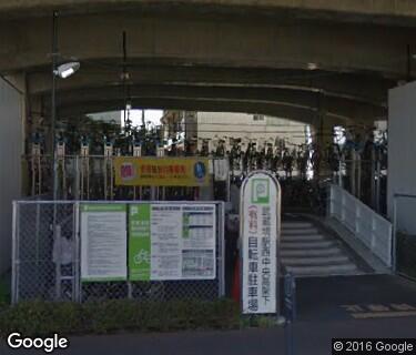 武蔵境駅西中央高架下自転車駐車場の写真