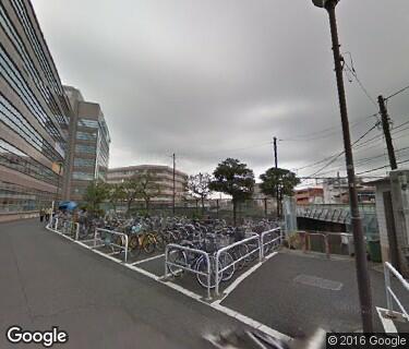 蒲田駅西口呑川横自転車駐車場の写真