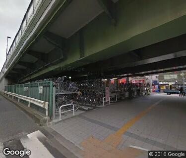 平和島駅前国道下自転車駐車場の写真