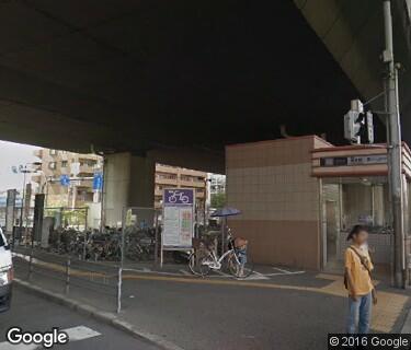 長原駅自転車駐車場の写真