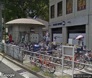 天神橋筋六丁目駅自転車駐車場の写真