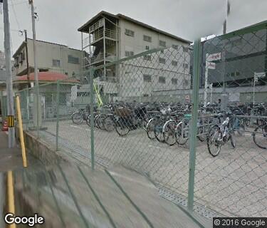 出来島駅自転車駐車場の写真