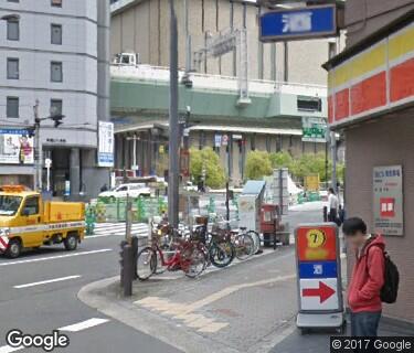 肥後橋駅自転車駐車場(江戸堀1-13)の写真