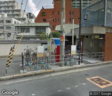 中崎町駅自転車駐車場(4番出口)の写真