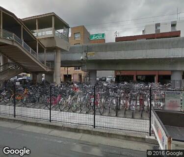 熊本市新水前寺駅東高架下自転車駐車場の写真
