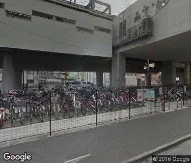 熊本市新水前寺駅西高架下自転車駐車場の写真