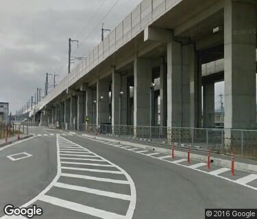 熊本市富合駅高架下自転車駐車場の写真