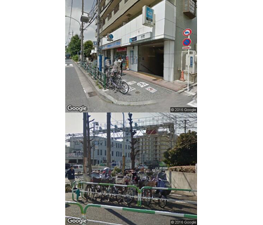 志茂駅周辺指定自転車置場の写真