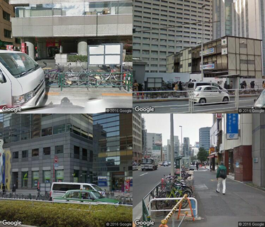西新宿駅自転車駐輪場の写真