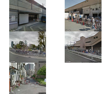 寺田町駅自転車駐車場の写真