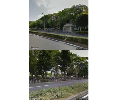 地下鉄長居駅自転車駐車場の写真