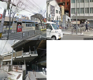 鶴橋駅自転車駐車場の写真