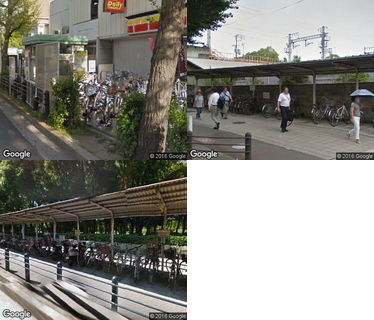 森ノ宮駅自転車駐車場の写真