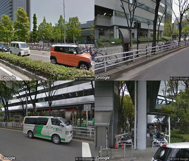大阪ビジネスパーク駅自転車駐車場の写真