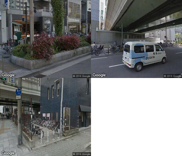四ツ橋駅自転車駐車場の写真